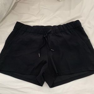 Lululemon On the Move Black Shorts